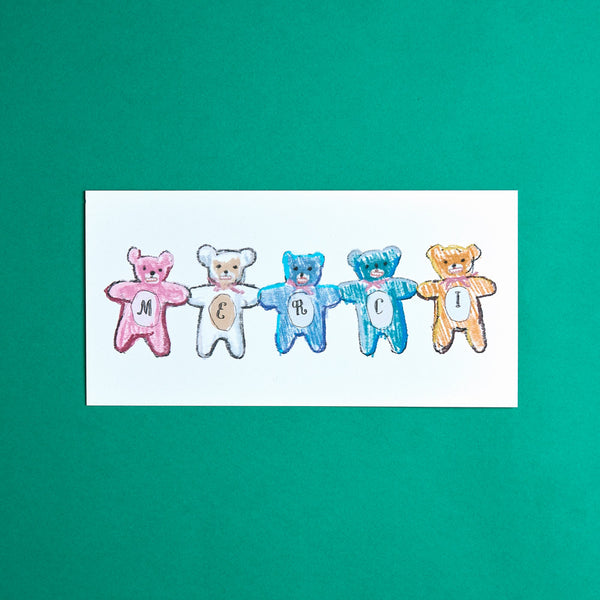 Carte postale - Merci X Shia McShia