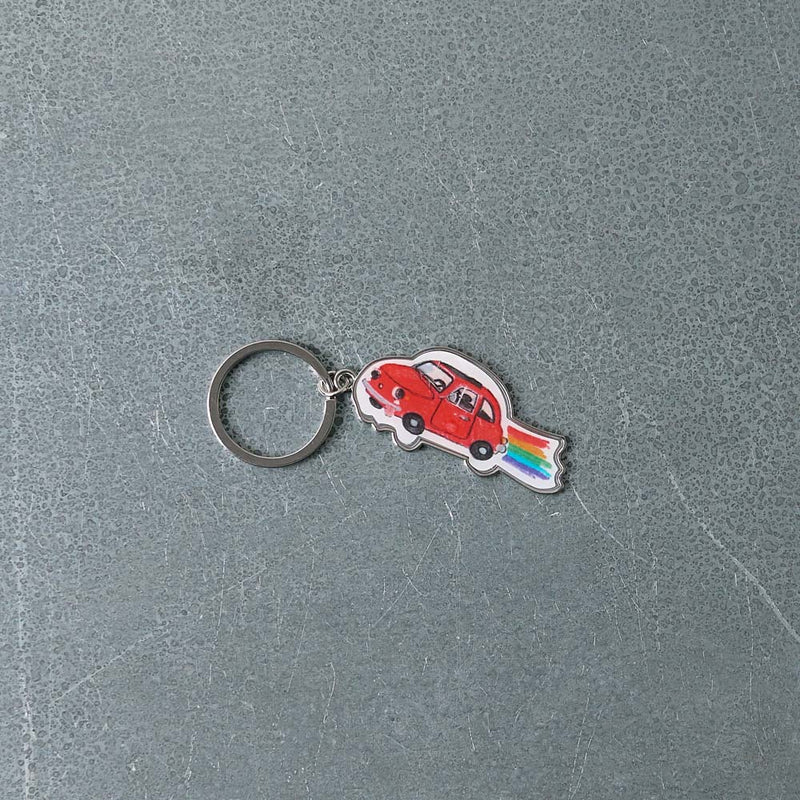 Porte clés Fiat 500 - Merci X Shia McShia