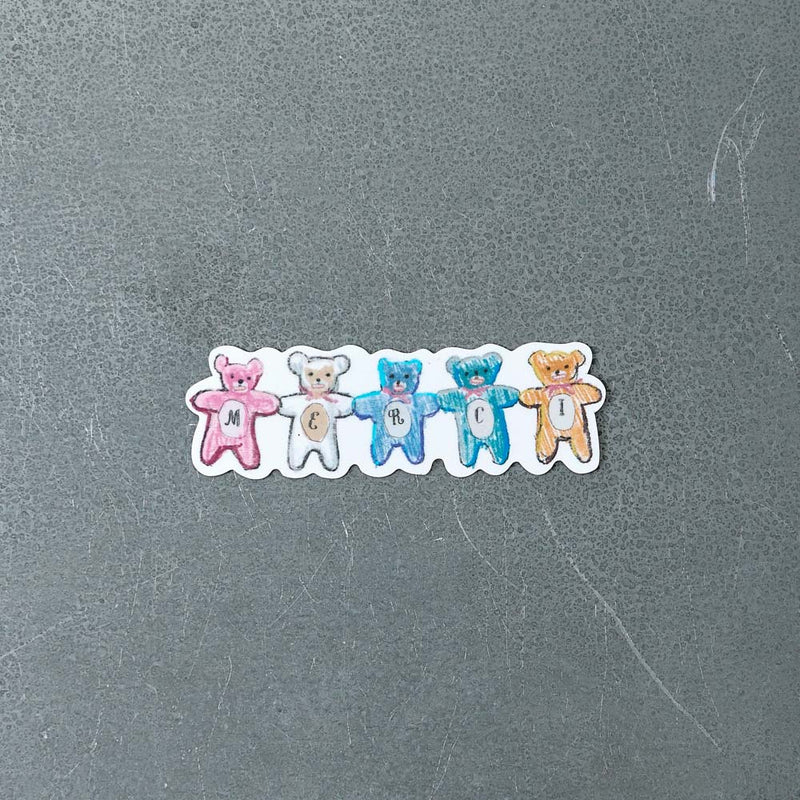 Magnet Oursons - Merci X Shia McShia