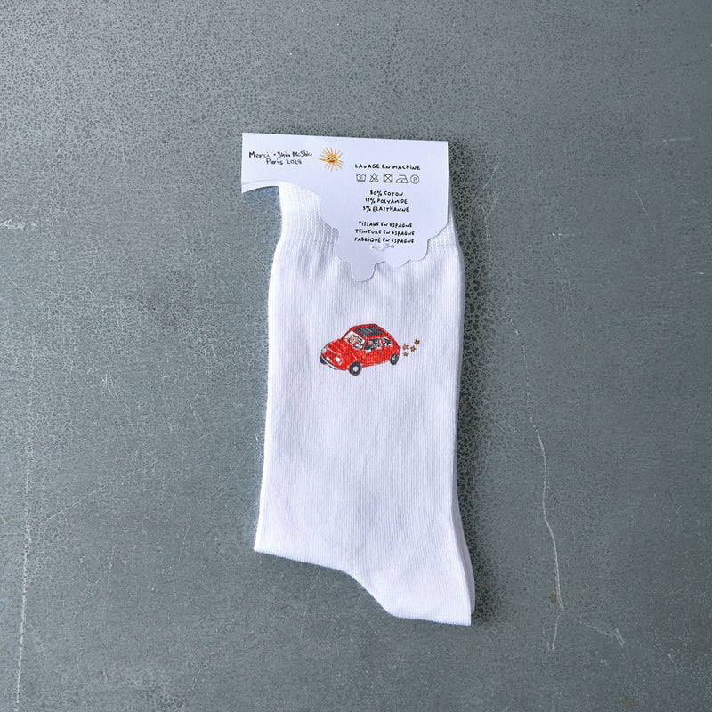 Merci x Shia McShia - Chaussettes Fiat & Merci
