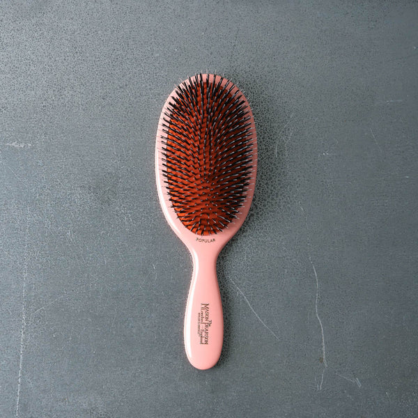 Brosse à cheveux rose M - Mason Pearson