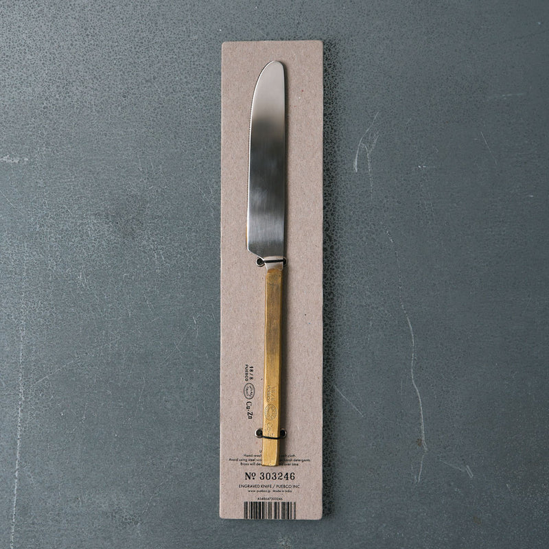 Couteau gravé - Puebco