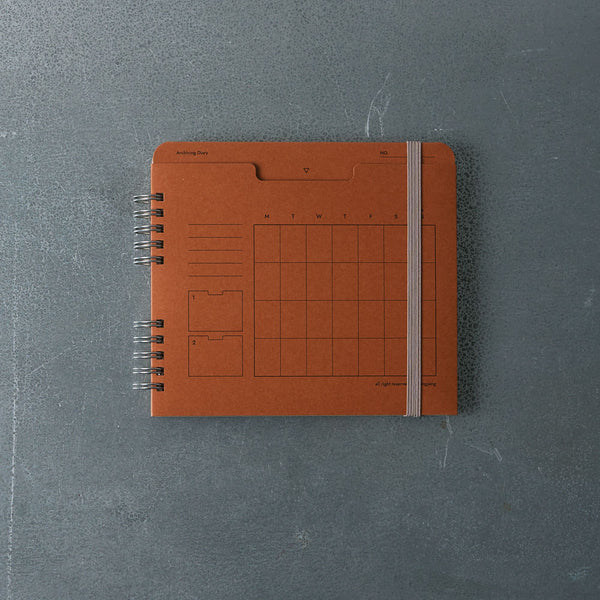 Planner 6 mois - Brique