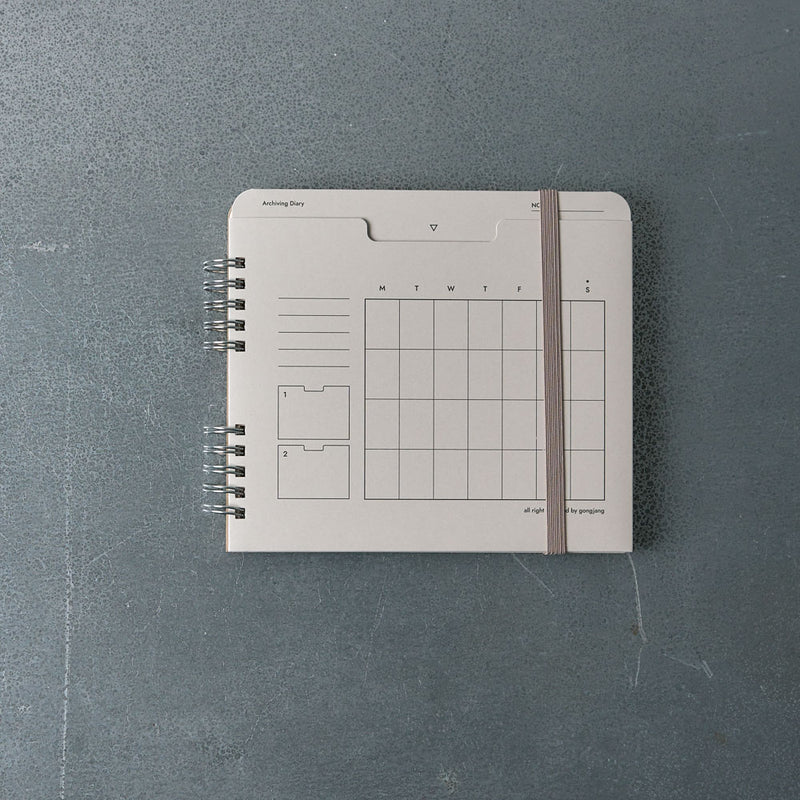 Planner 6 mois - Gris