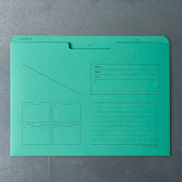 Pochette à documents A4 - Menthe