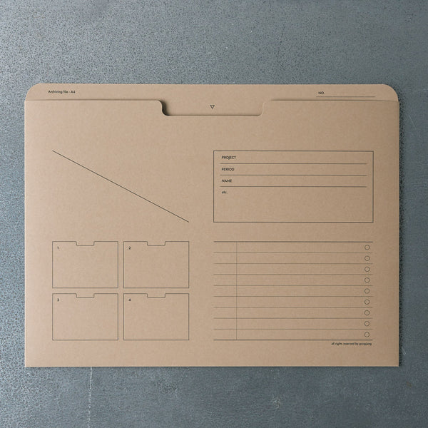 Pochette à documents A4 - Sable