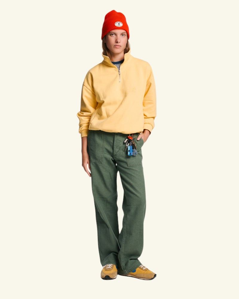 Au Vieux Campeur - Paid Leave - Winnie Sweatshirt - Yellow