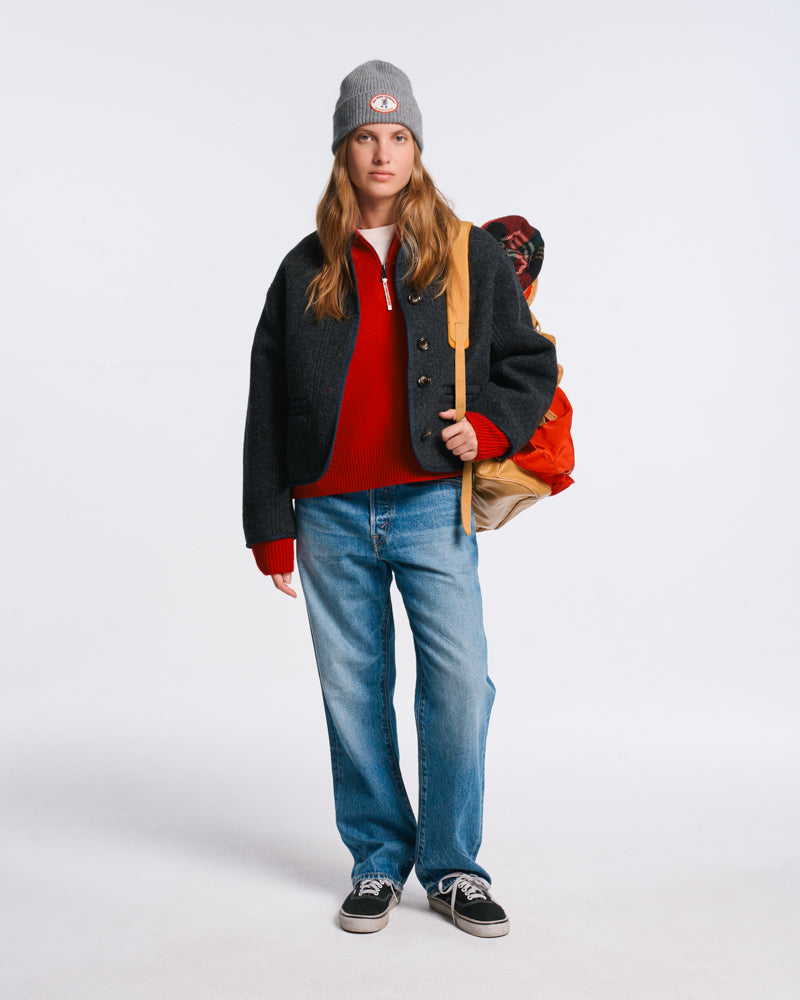 Au Vieux Campeur - Paid Leave - Faustine Jacket - Heather Gray