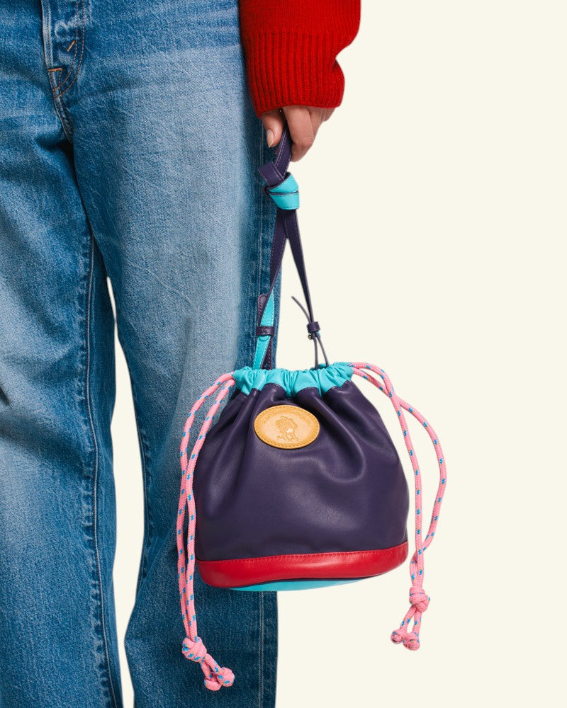 Au Vieux Campeur - Congés Payés - Sac Grimpeur - Violet Turquoise & Rose