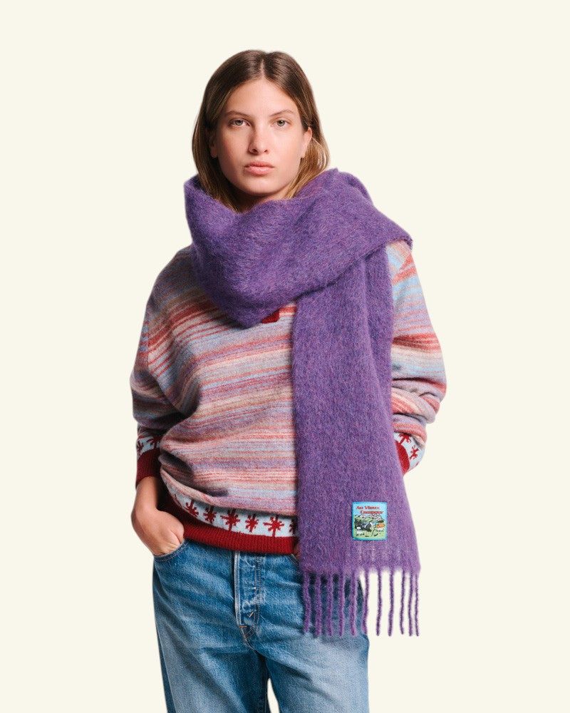 Au Vieux Campeur - Paid Holidays - Ulrich Scarf - Violet