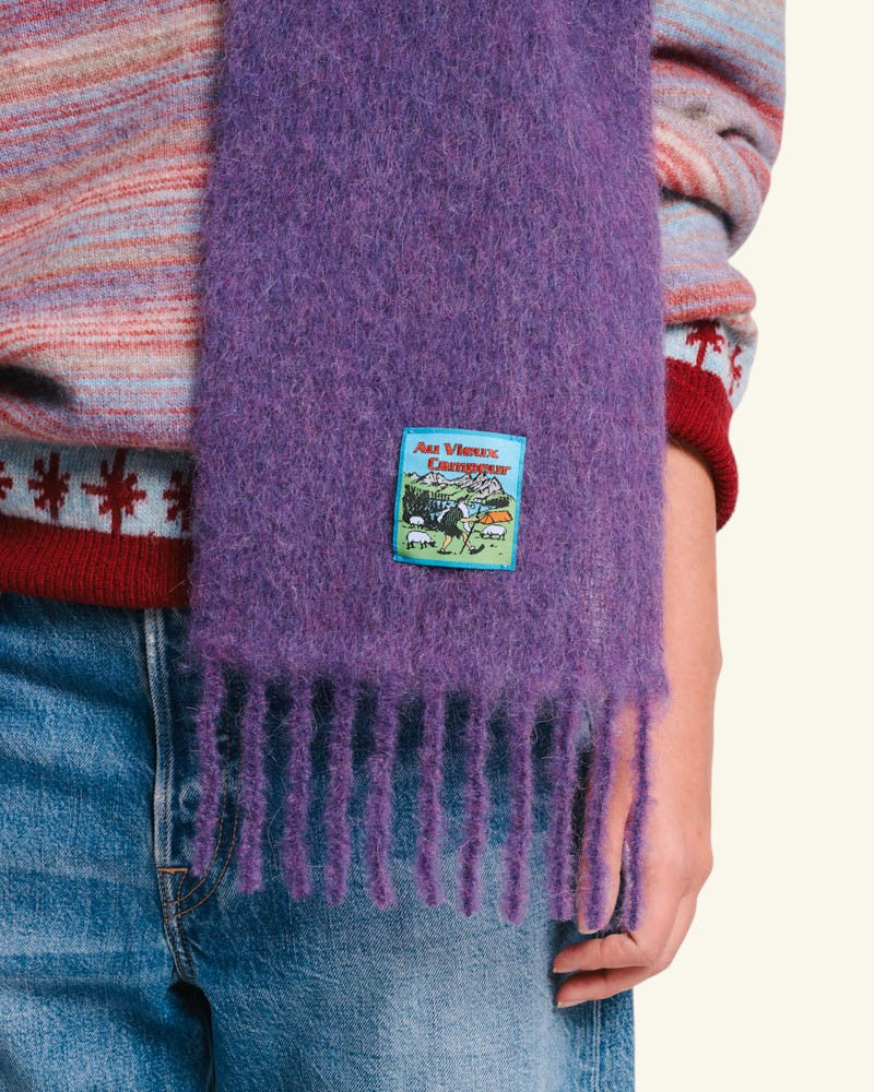 Au Vieux Campeur - Paid Holidays - Ulrich Scarf - Violet