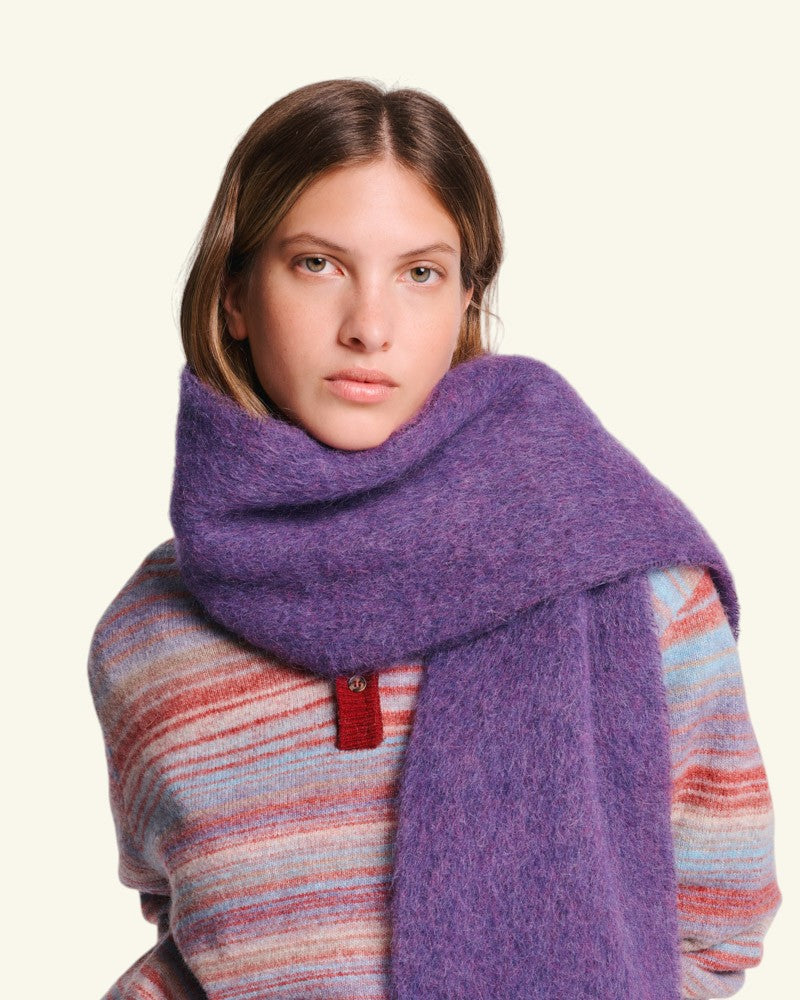 Au Vieux Campeur - Paid Holidays - Ulrich Scarf - Violet