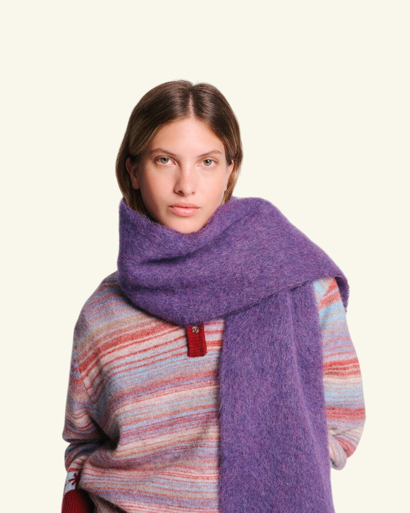 Au Vieux Campeur - Paid Holidays - Ulrich Scarf - Violet