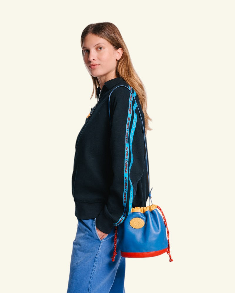 Au Vieux Campeur - Congés Payés - Sac Grimpeur - Bleu Jaune & Rouge