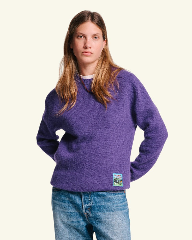 Au Vieux Campeur - Paid Holidays - Elliott Sweater - Violet