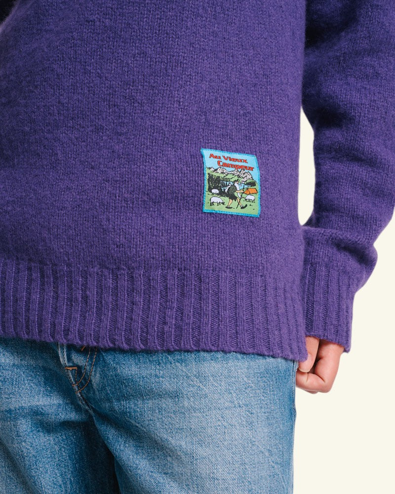 Au Vieux Campeur - Paid Holidays - Elliott Sweater - Violet