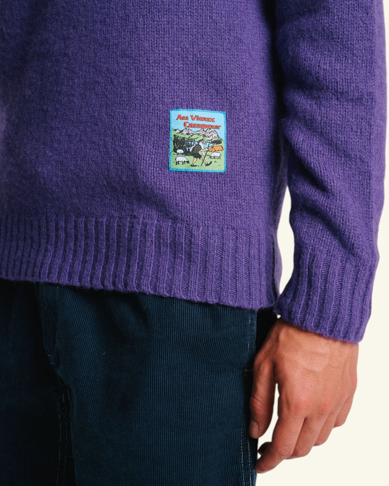 Au Vieux Campeur - Paid Holidays - Elliott Sweater - Violet