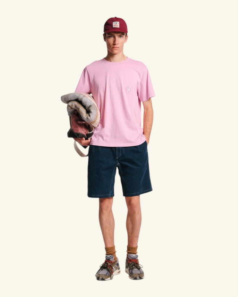 Au Vieux Campeur - Paid Holidays - Mercer T-shirt - Mauve