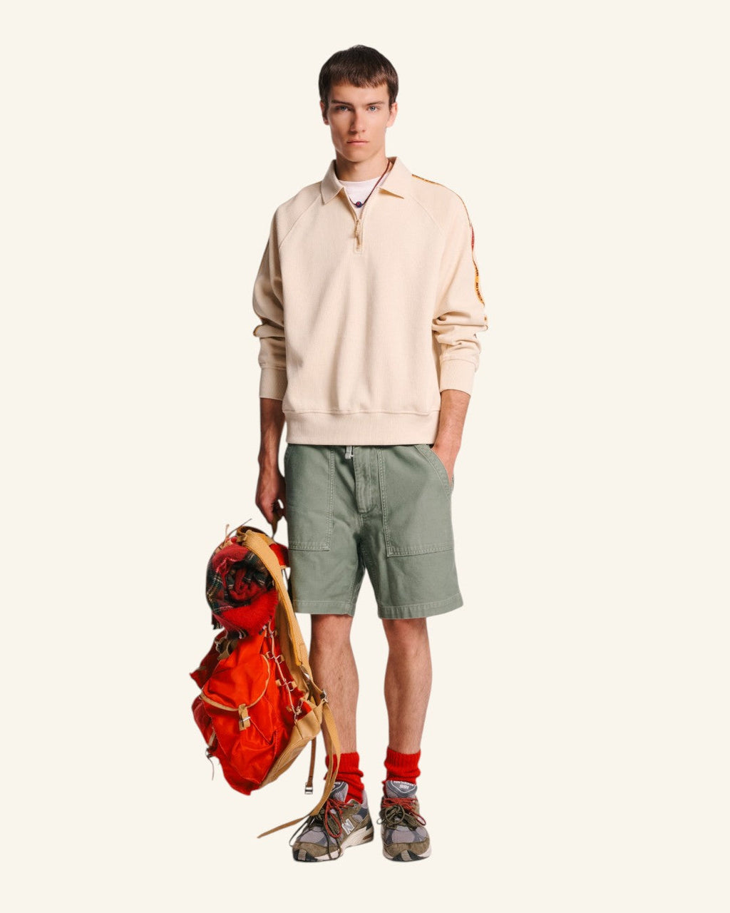 Au Vieux Campeur - Paid Holidays - Polo Enzo - Ecru