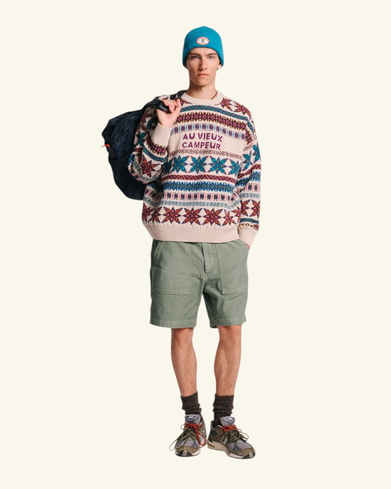 Au Vieux Campeur - Congés Payés - Pull Elias - Beige