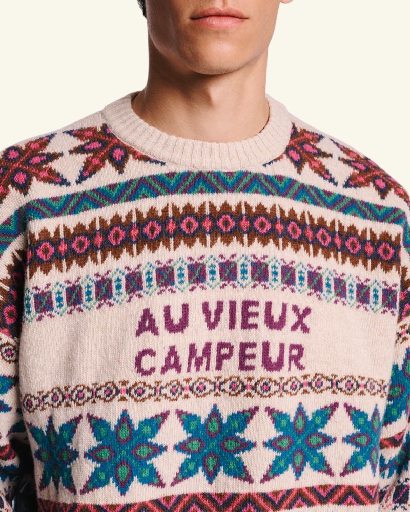 Au Vieux Campeur - Congés Payés - Pull Elias - Beige