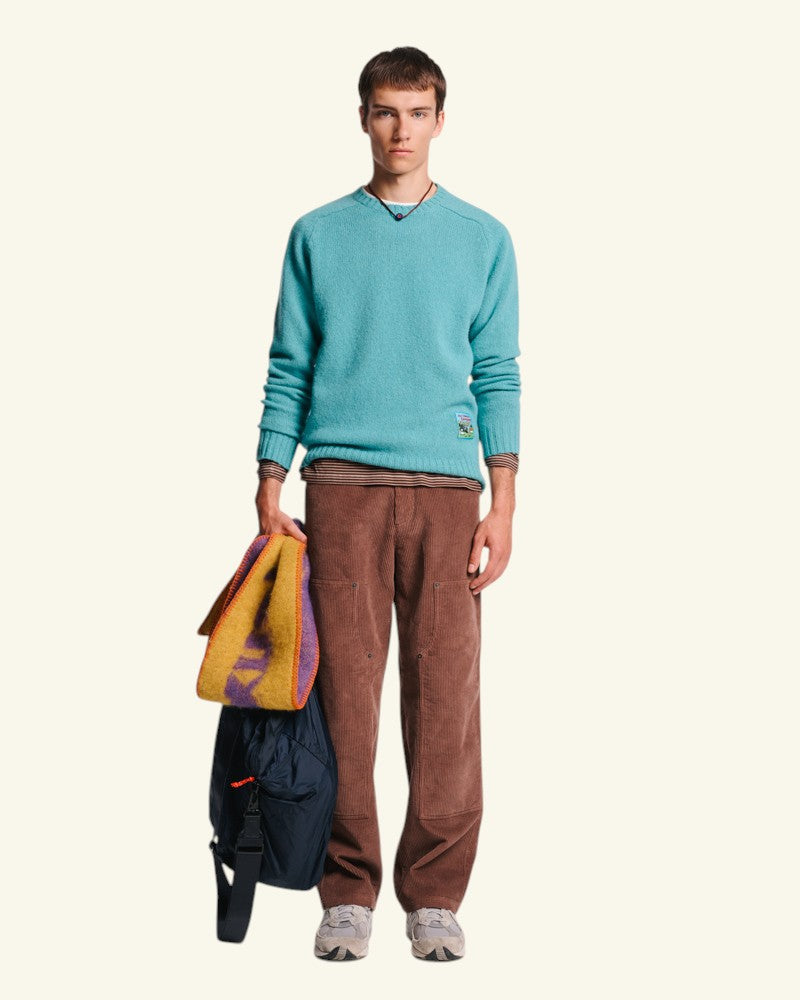 Au Vieux Campeur - Paid Holidays - Elliott Sweater - Turquoise