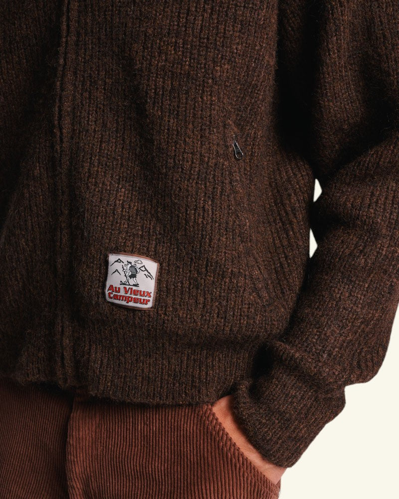 Au Vieux Campeur - Paid Holidays - Samuel Sweater - Brown