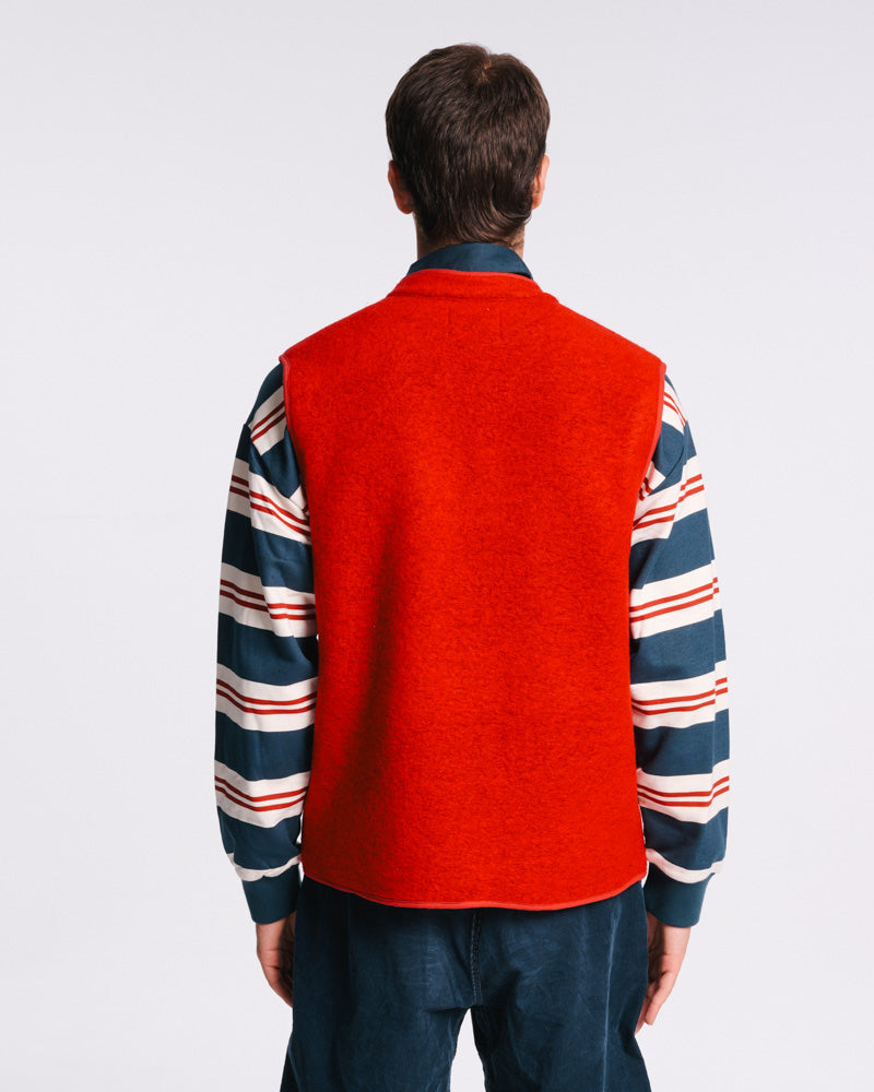 Au Vieux Campeur - Paid Leave - Louison Sleeveless Jacket - Red