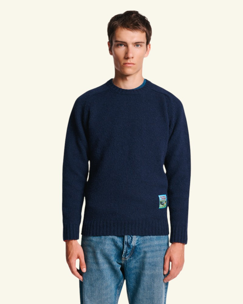 Au Vieux Campeur - Paid Holidays - Elliott Sweater - Marine