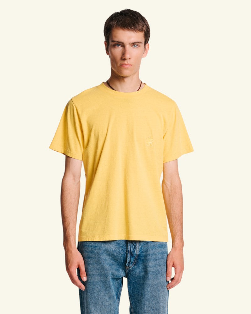 Au Vieux Campeur - Paid Holidays - Mercer T-shirt - Yellow