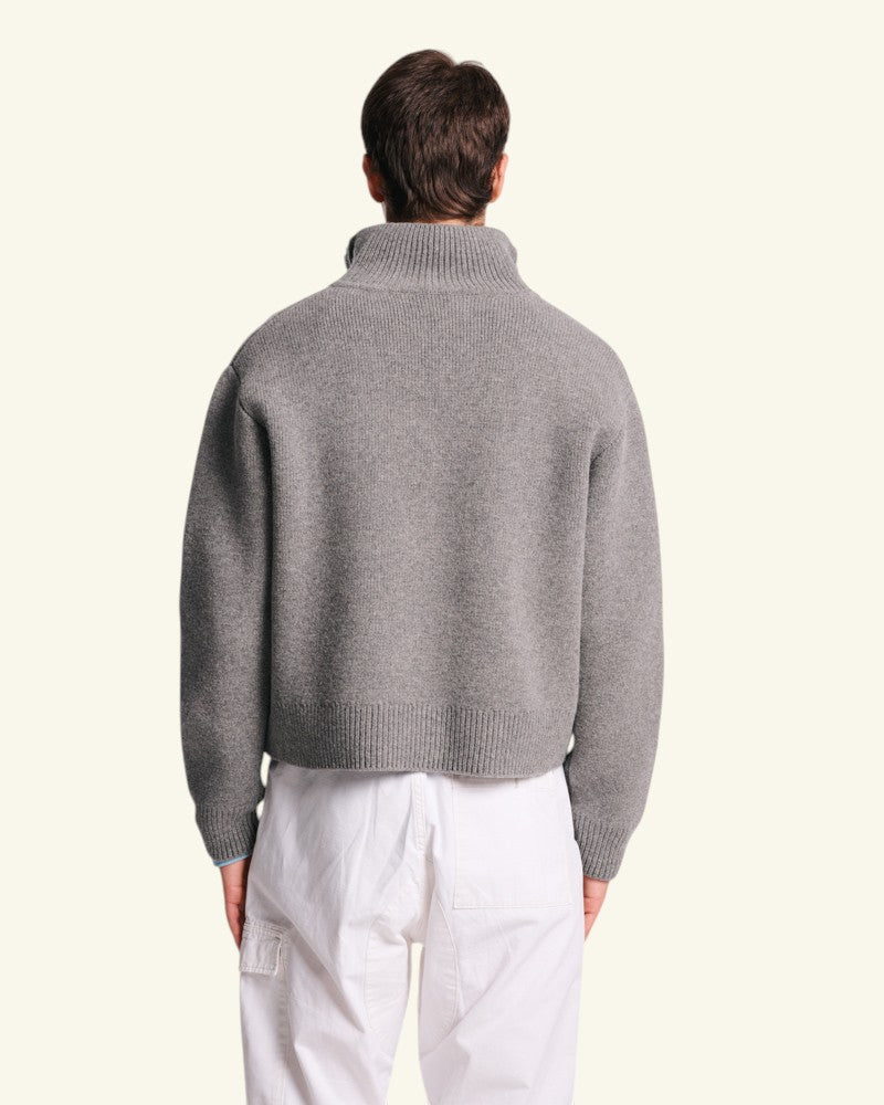 Au Vieux Campeur - Congés Payés - Pull Archer - Gris Chiné
