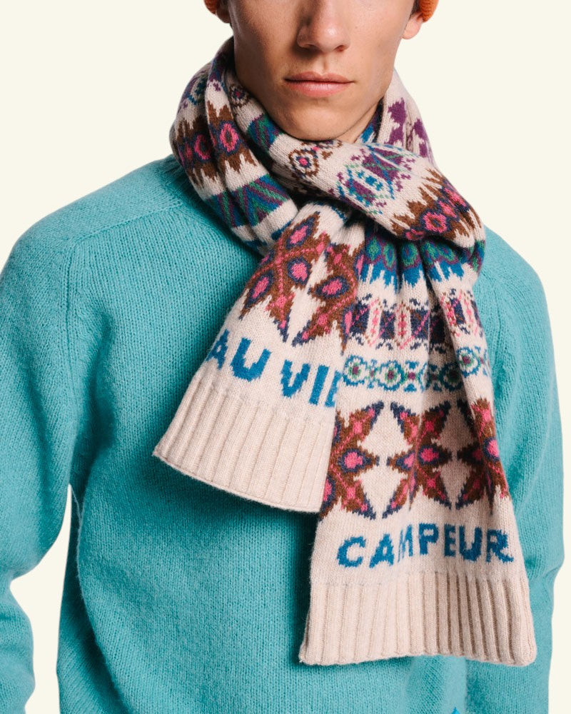 Au Vieux Campeur - Paid Holidays - Elias Scarf - Ecru