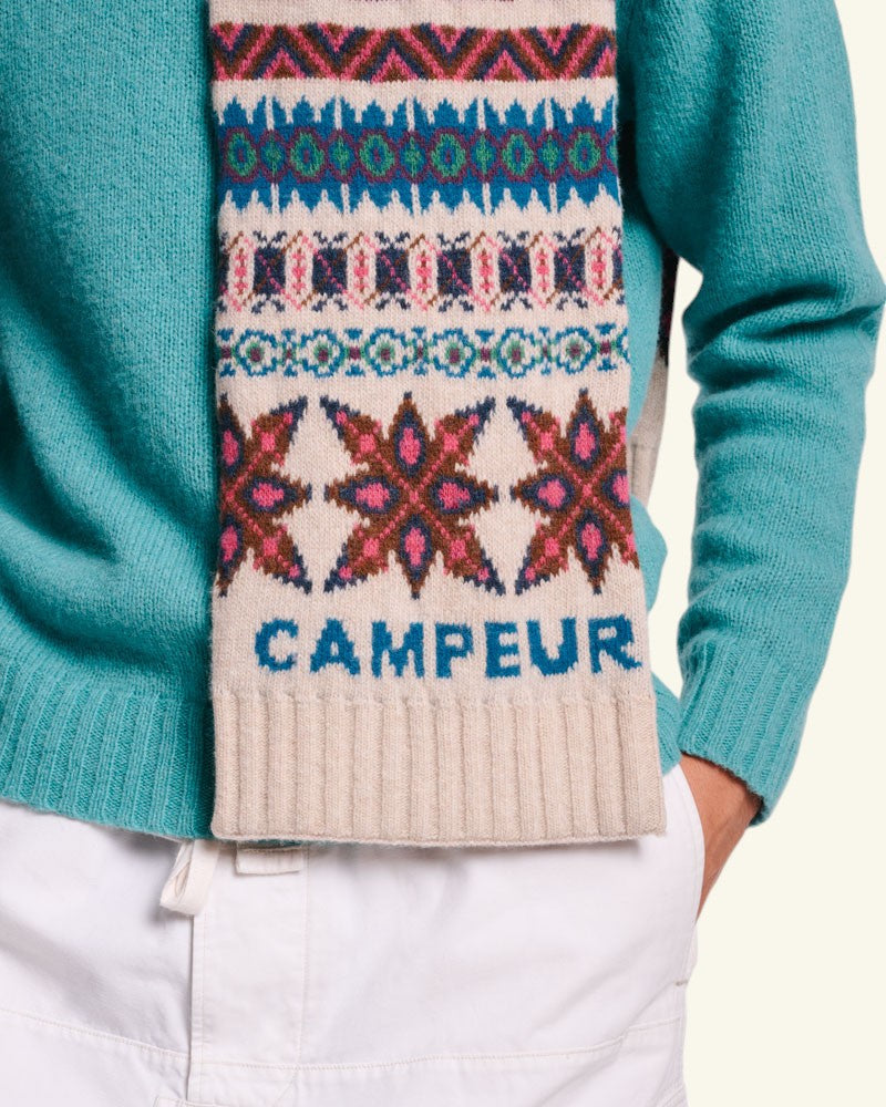 Au Vieux Campeur - Paid Holidays - Elias Scarf - Ecru