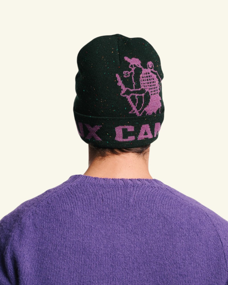 Au Vieux Campeur - Paid Holidays - Achilles Hat - Green & Mauve