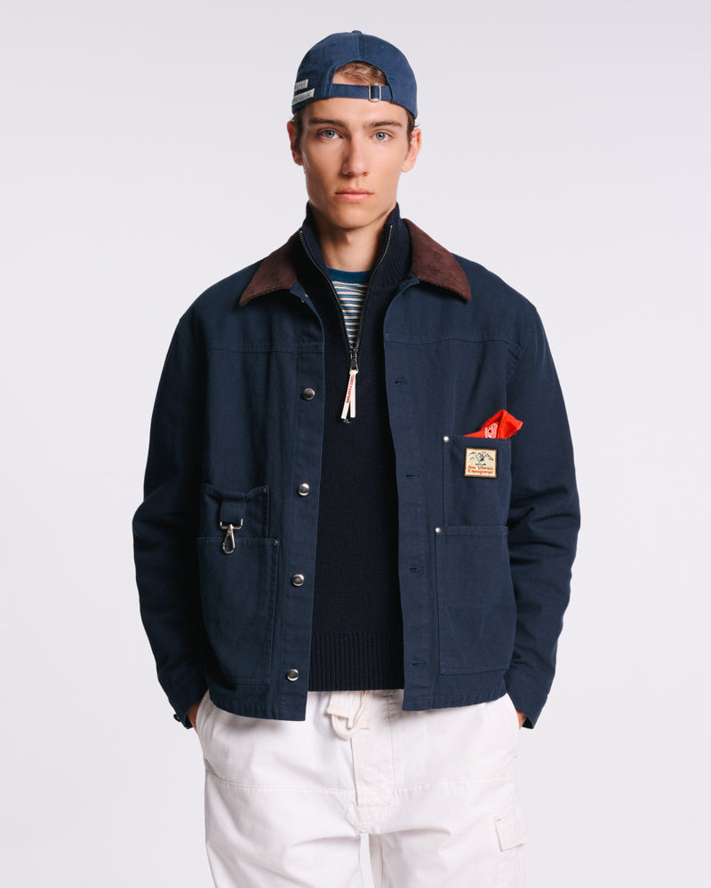 Au Vieux Campeur - Paid Leave - Henri Jacket - Navy & Chocolate