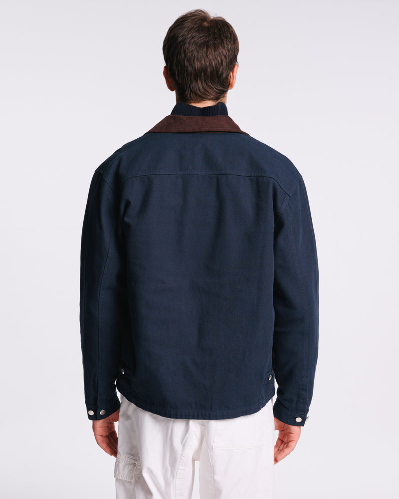 Au Vieux Campeur - Paid Leave - Henri Jacket - Navy & Chocolate