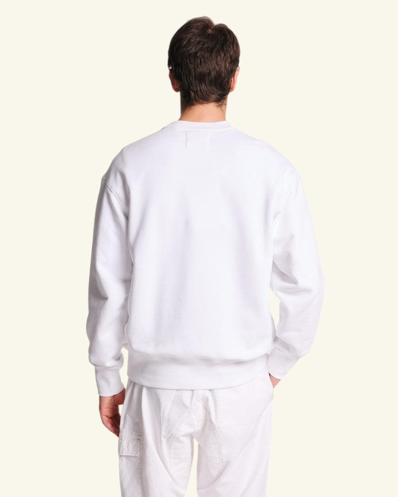 Au Vieux Campeur - Paid Holidays - Infiniment Vieux Sweatshirt - White
