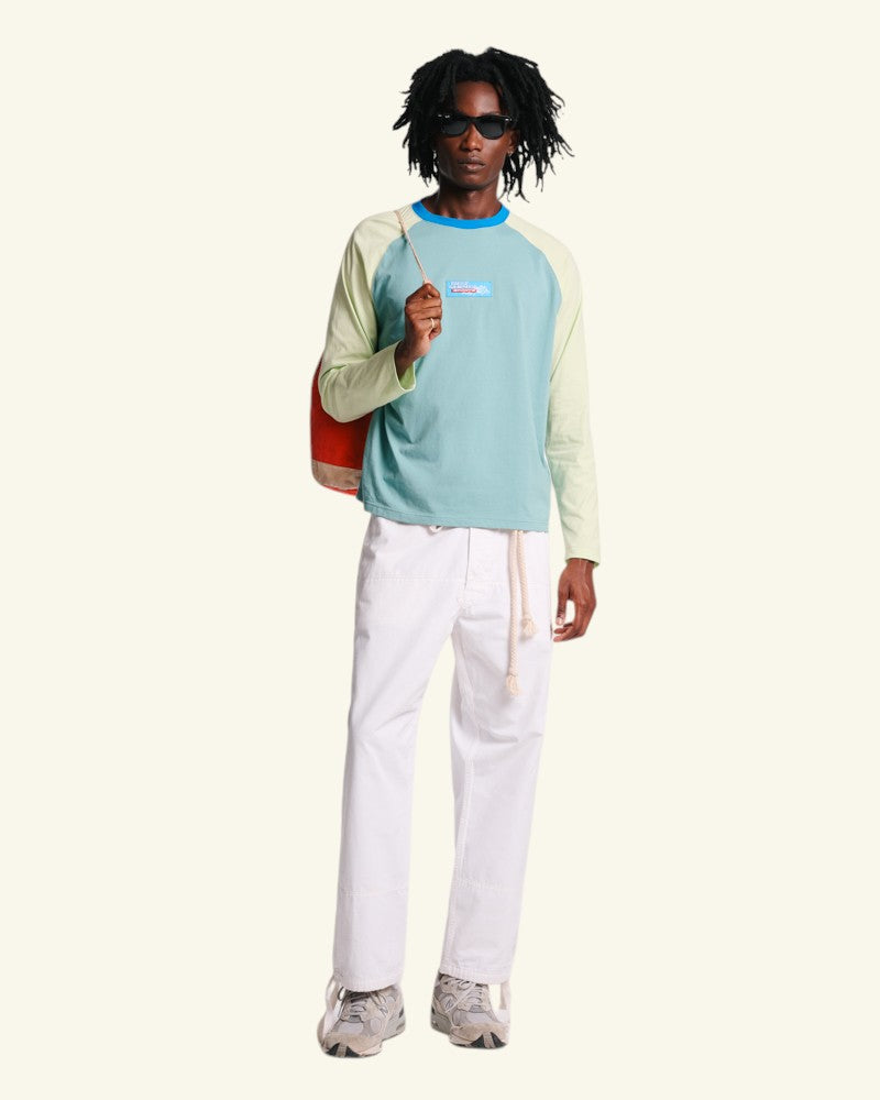 Au Vieux Campeur - Paid Holidays - Jace T-shirt - Bleu & Vert
