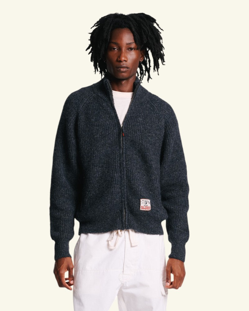 Au Vieux Campeur - Paid Holidays - Samuel Sweater - Bleu