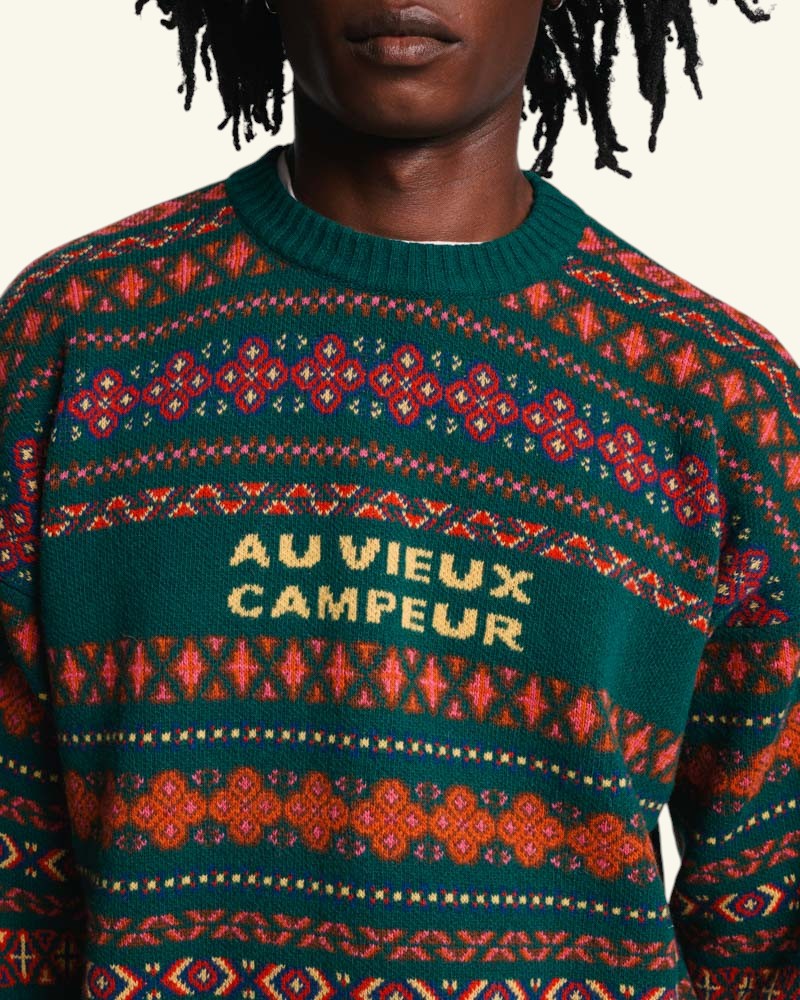 Au Vieux Campeur - Congés Payés - Pull Elias - Vert