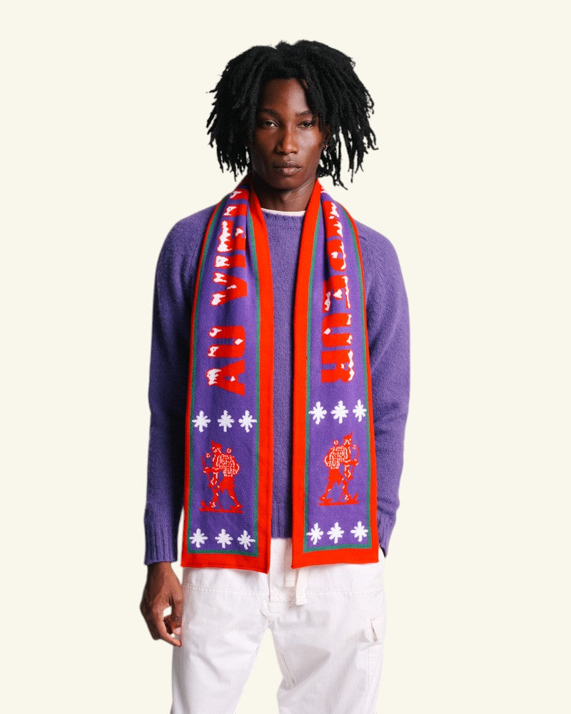 Au Vieux Campeur - Paid Holidays - Adrien Scarf - Violet