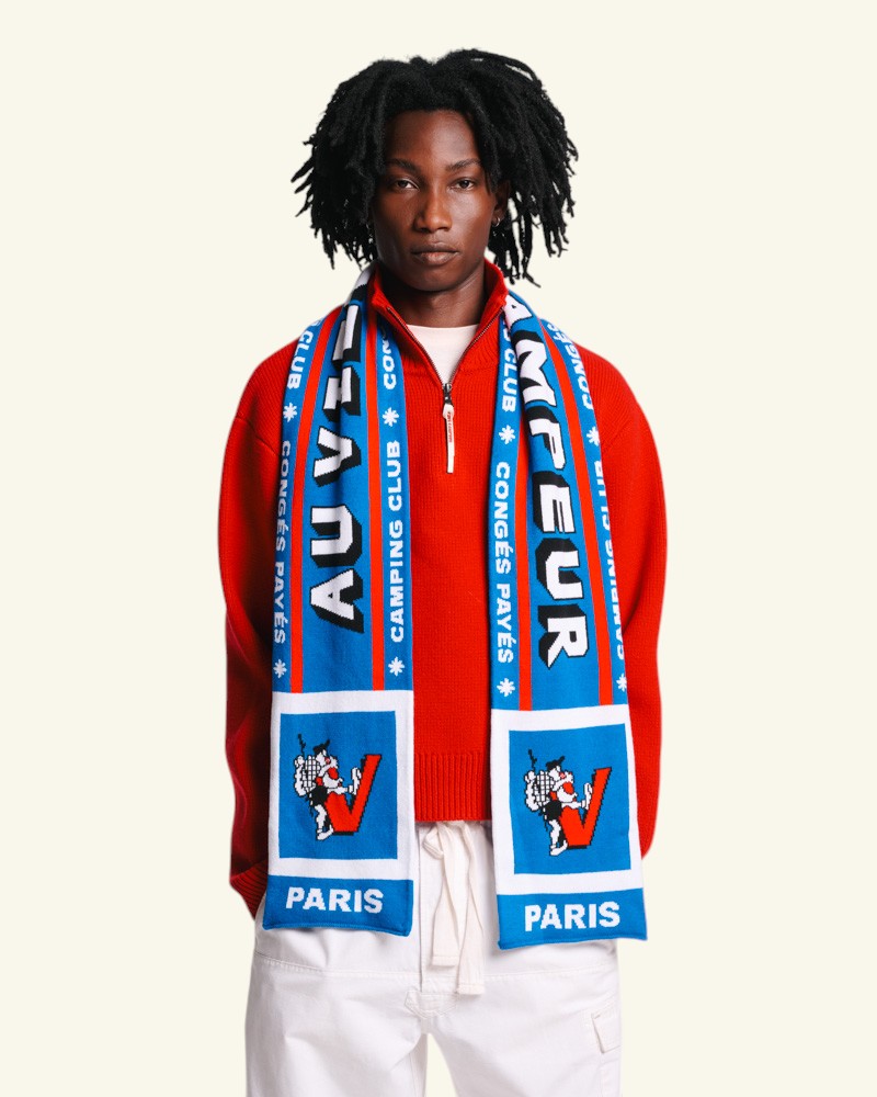 Au Vieux Campeur - Congés Payés - Echarpe Adrien - Bleu