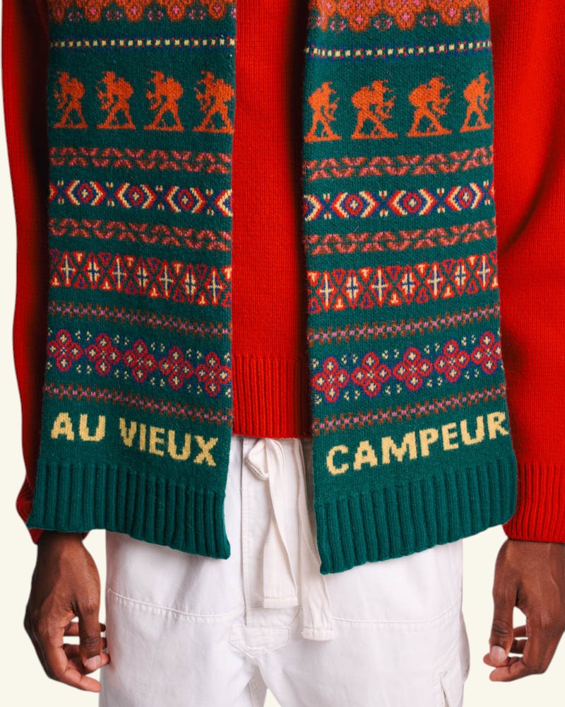 Au Vieux Campeur - Congés Payés - Echarpe Elias - Vert