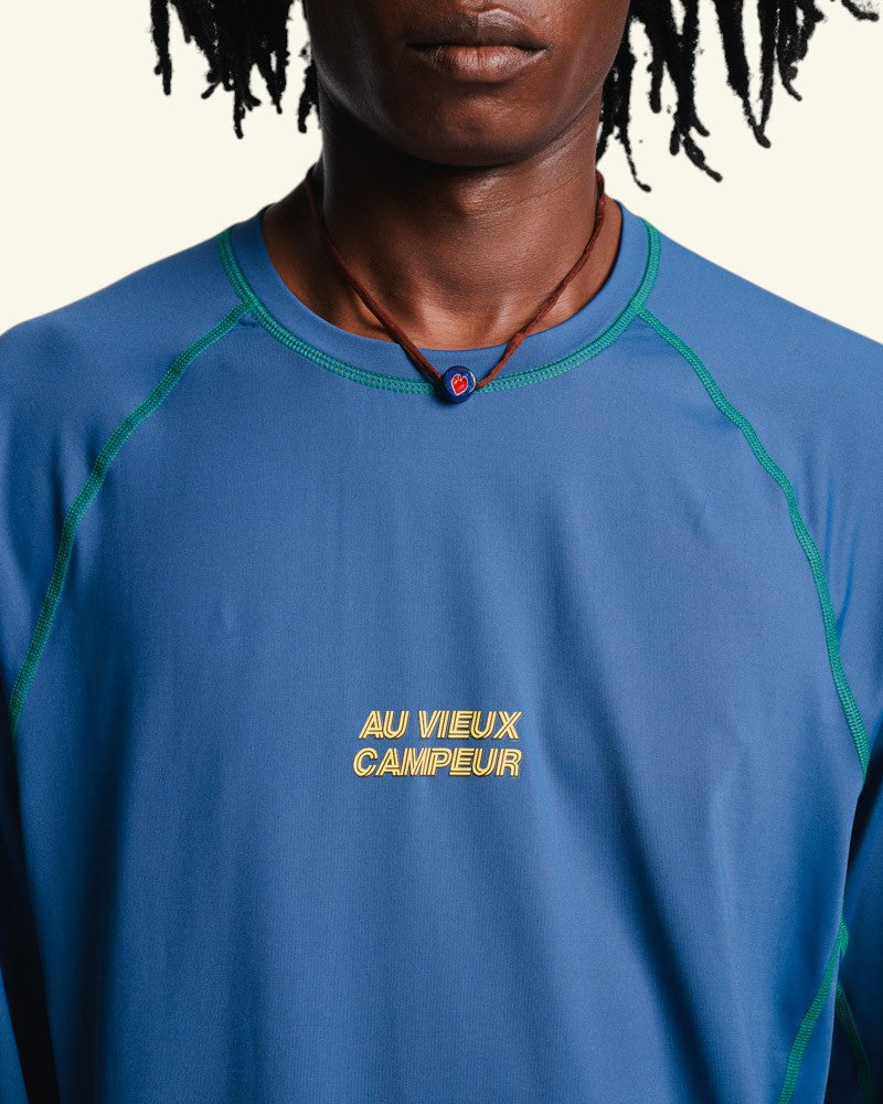 Au Vieux Campeur - Congés Payés - T-shirt Otis Manches Longues - Marine