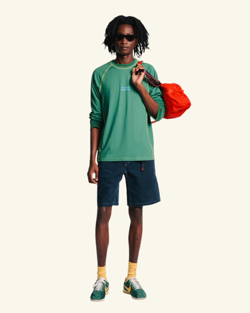 Au Vieux Campeur - Congés Payés - T-shirt Otis Manches Longues - Vert