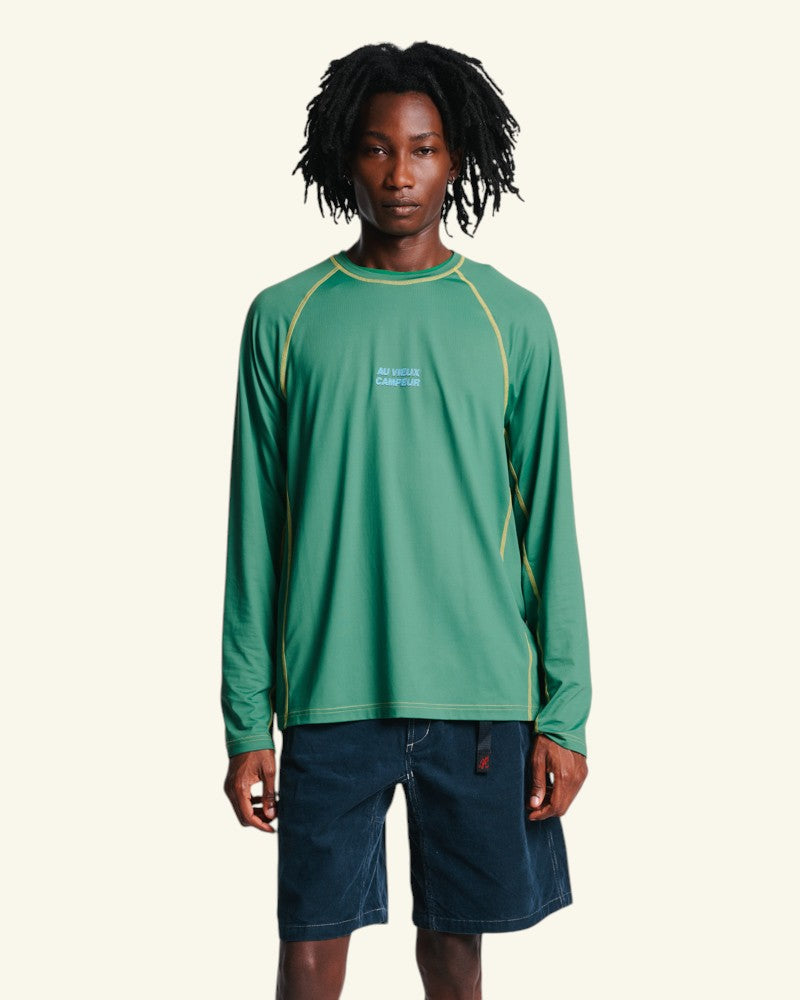 Au Vieux Campeur - Congés Payés - T-shirt Otis Manches Longues - Vert