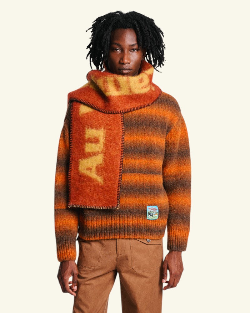 Au Vieux Campeur - Congés Payés - Echarpe Avc - Rouille
