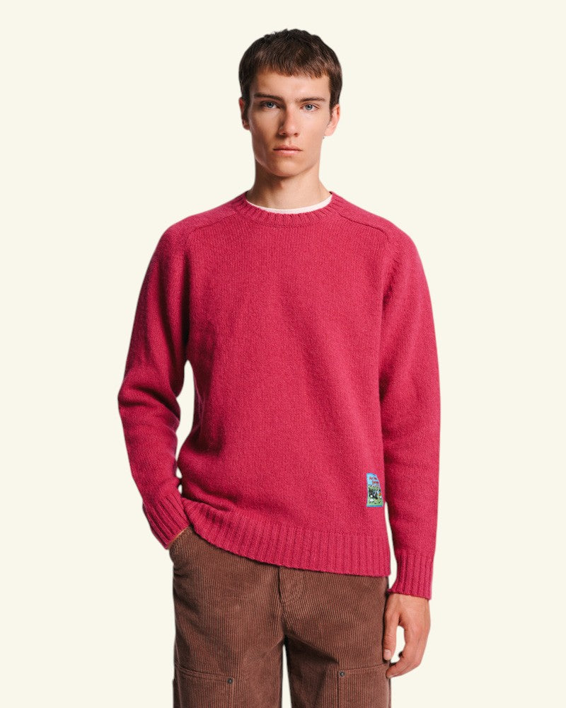 Au Vieux Campeur - Paid Holidays - Elliott Sweater - Raspberry
