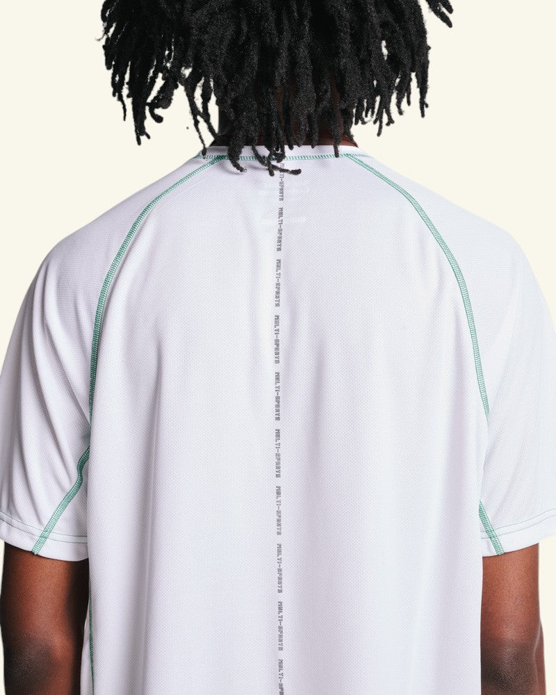 Au Vieux Campeur - Paid Holidays - Otis Short Sleeve T-shirt - White