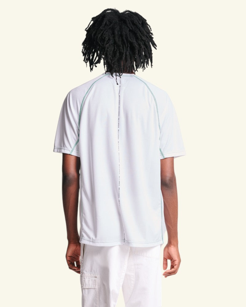 Au Vieux Campeur - Paid Holidays - Otis Short Sleeve T-shirt - White